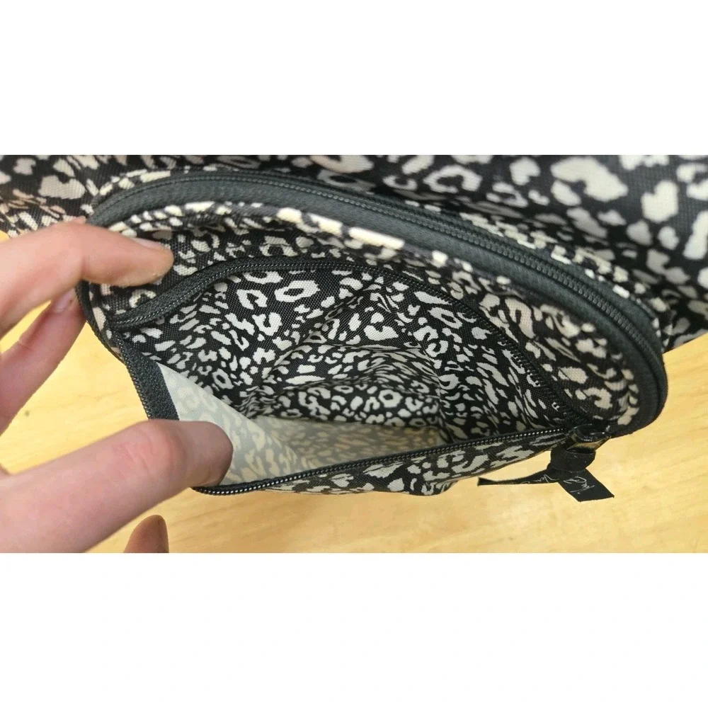 Vera Bradley Medium‎ Backpack Camocat Black/White Leopard Print